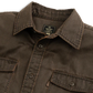 Keel Antique Cotton Button Down: Brown