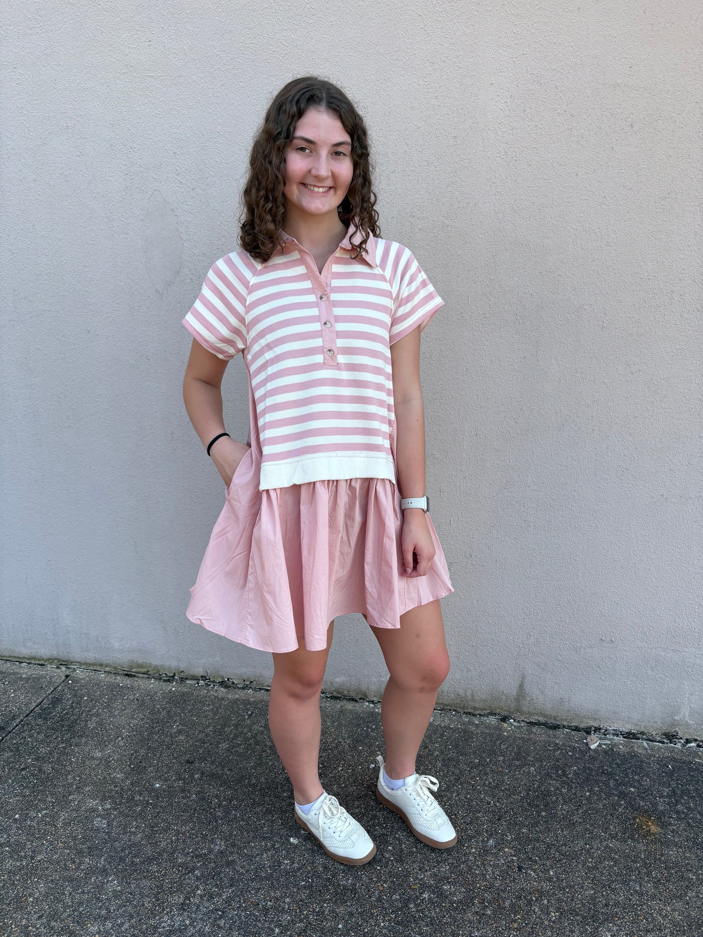 Pink Stripe Dress