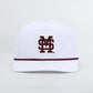 Mississippi State White Performance Rope Hat