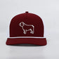 Mississippi State Bulldog Maroon Performance Rope Hat