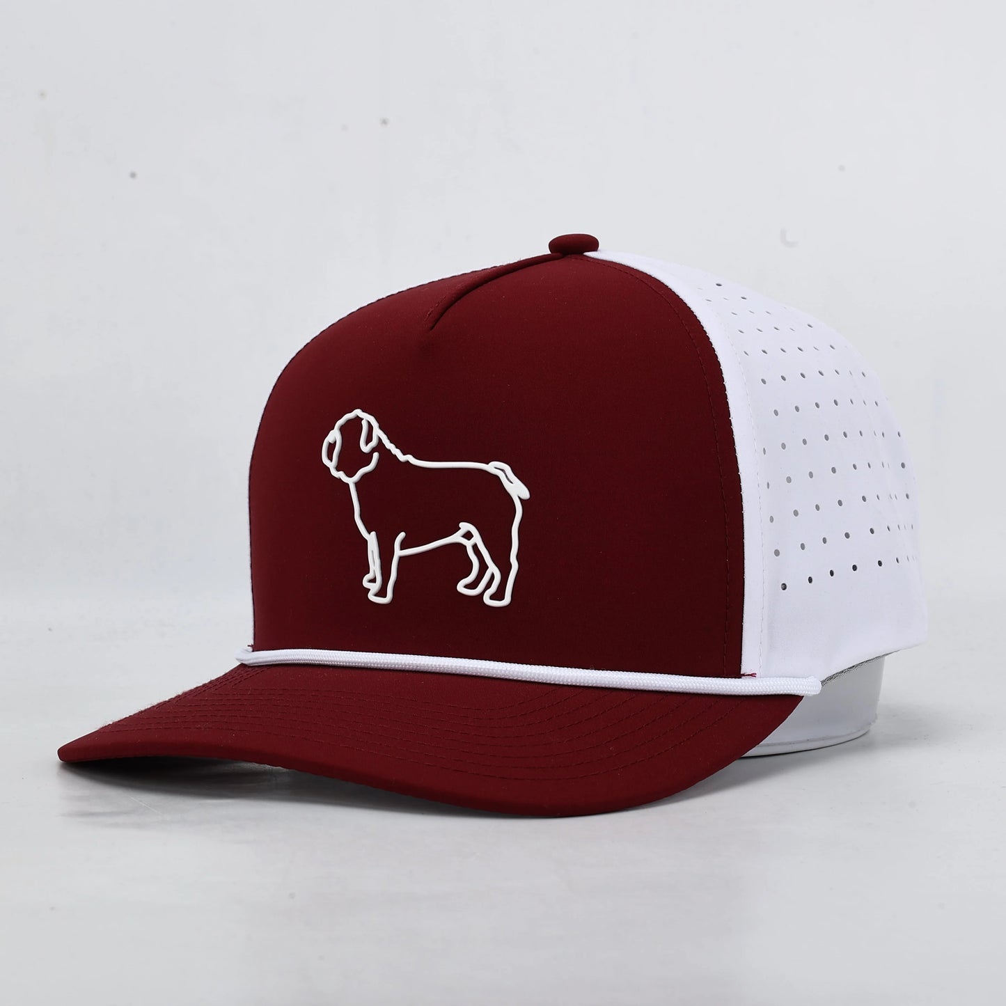 Mississippi State Bulldog Maroon Performance Rope Hat