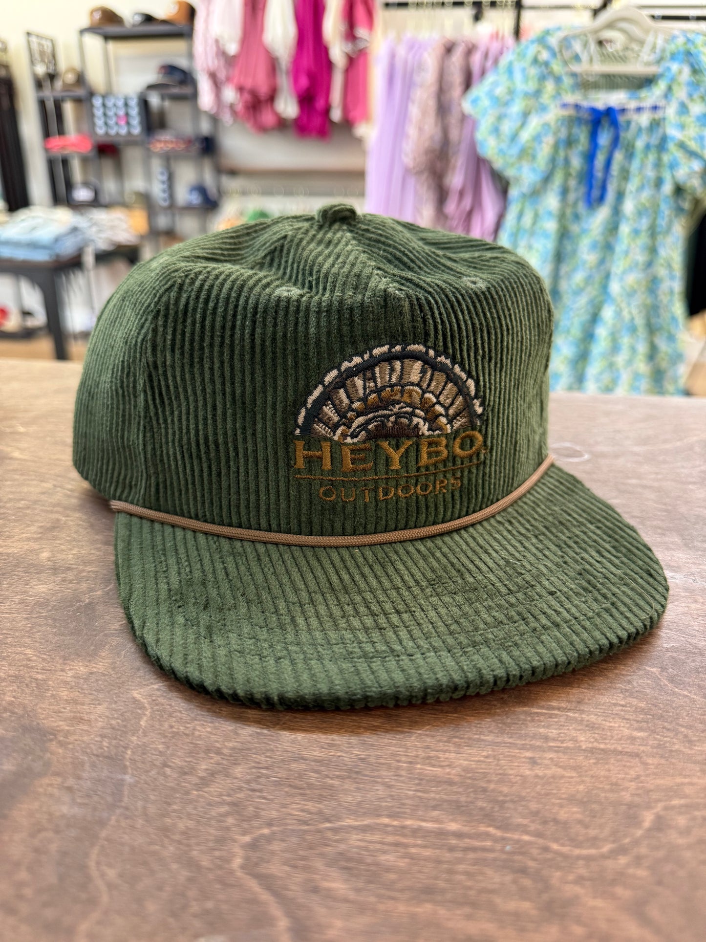 Corduroy Turkey Rope Hat