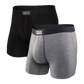 Vibe Boxer Brief 2 Pack - Black/Grey