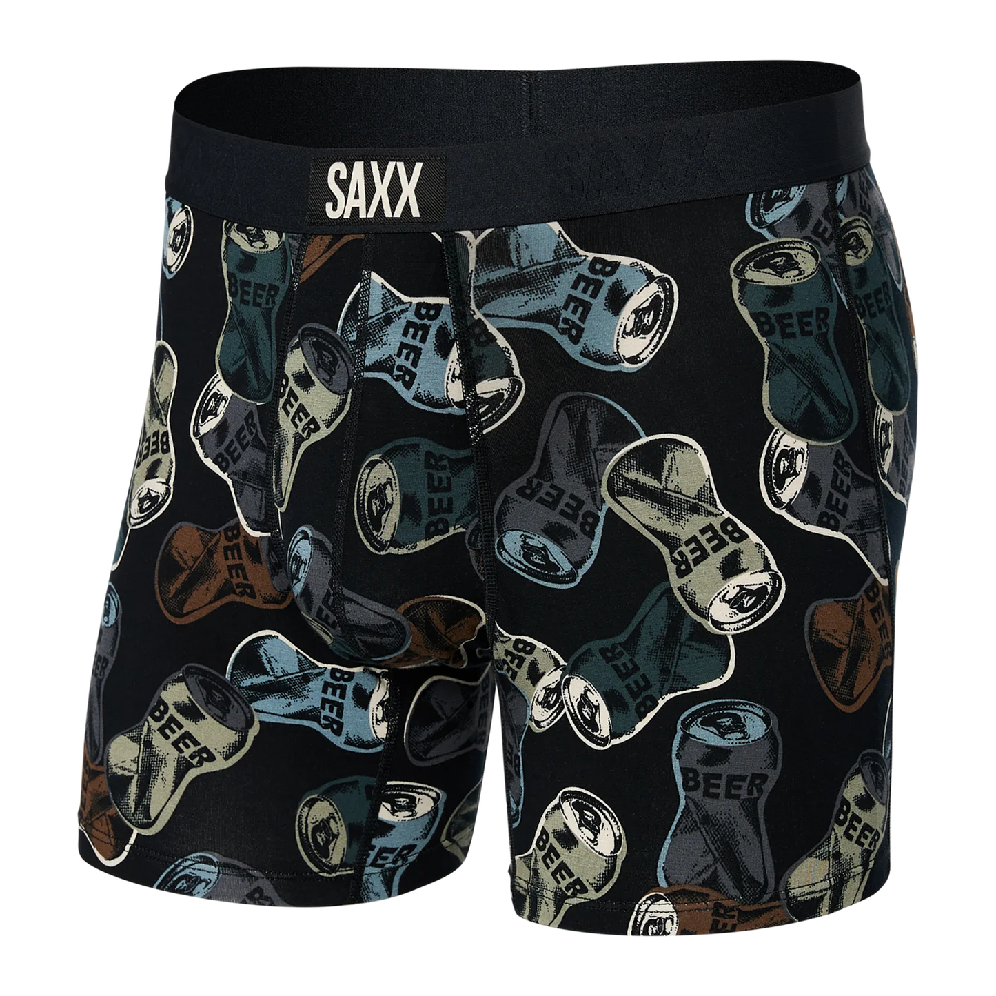 Vibe Boxer Brief - Friday Night Camo - Black