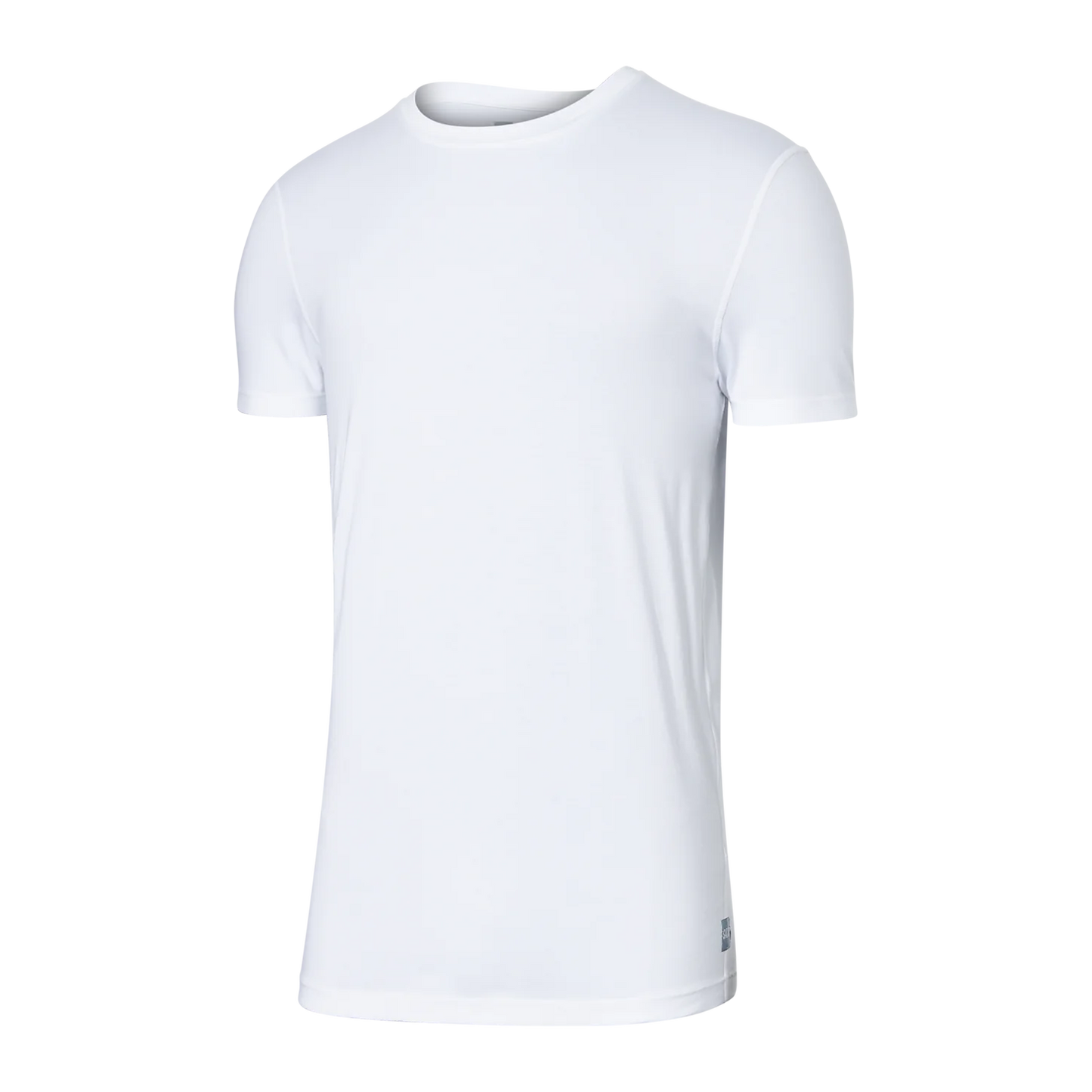 DropTemp Cooling Cotton Crew Undershirt - White