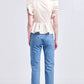 Square Neckline Ruffled Top