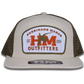 The OG Red Leg 7 Panel Patch Hat