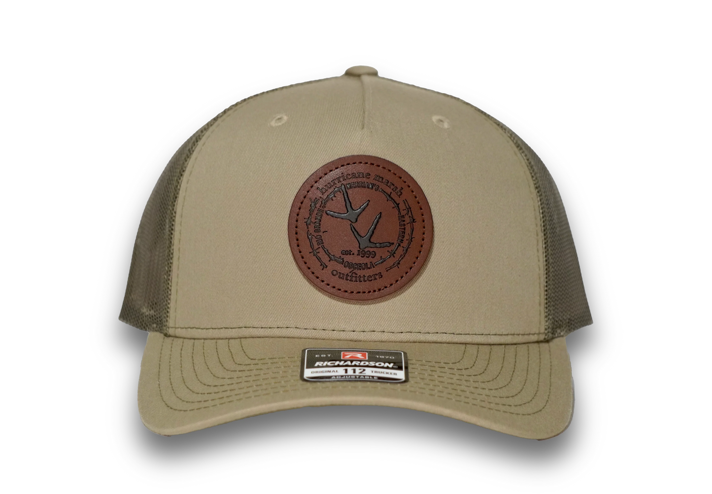 Turkey Tracks Leather Patch Richardson 112 Hat