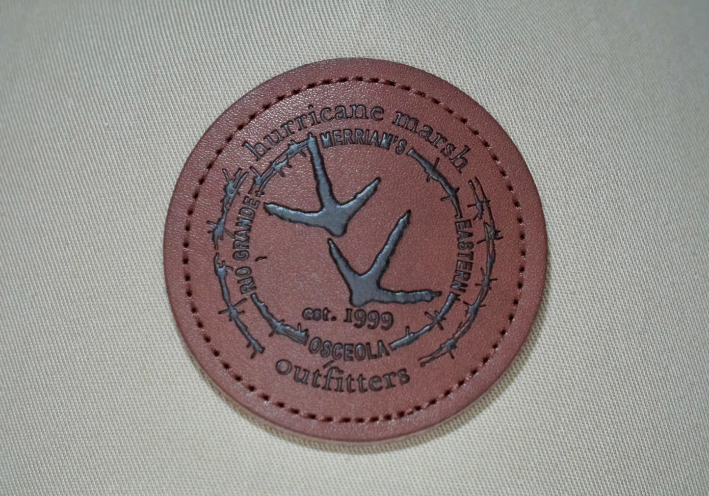 Turkey Tracks Leather Patch Richardson 112 Hat