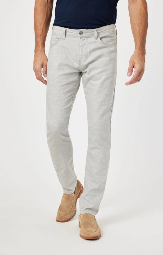 Jake Slim Leg Lt. Grey Linen Pants