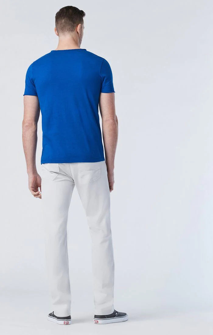 Zach Straight Leg Oyster Mushroom Twill Pants