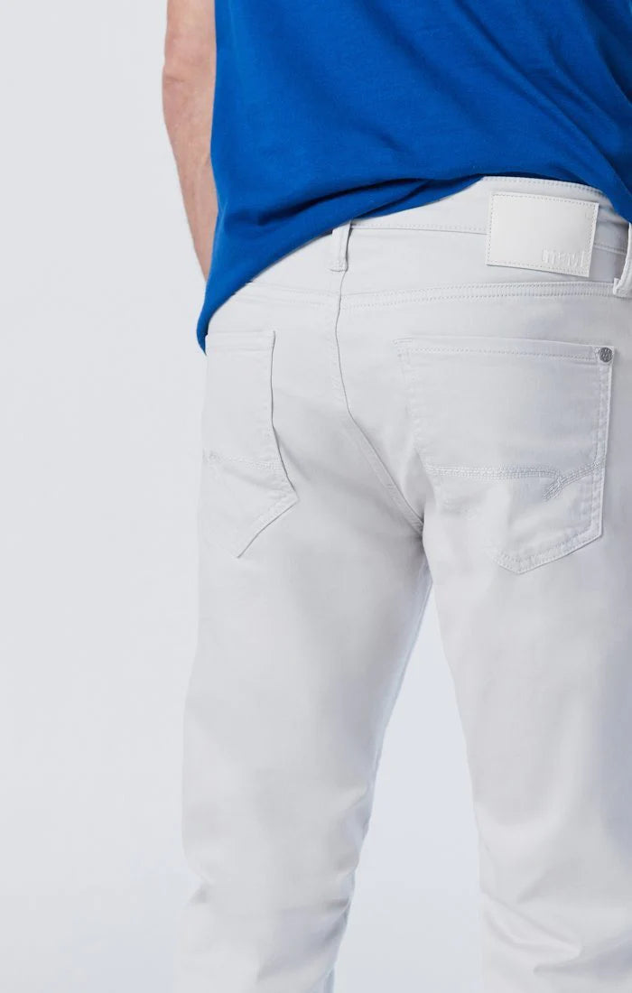 Zach Straight Leg Oyster Mushroom Twill Pants