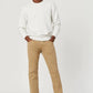 Zach Straight Leg Khaki Twill Pants