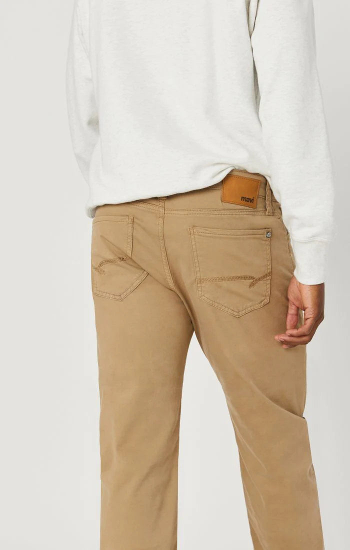 Zach Straight Leg Khaki Twill Pants