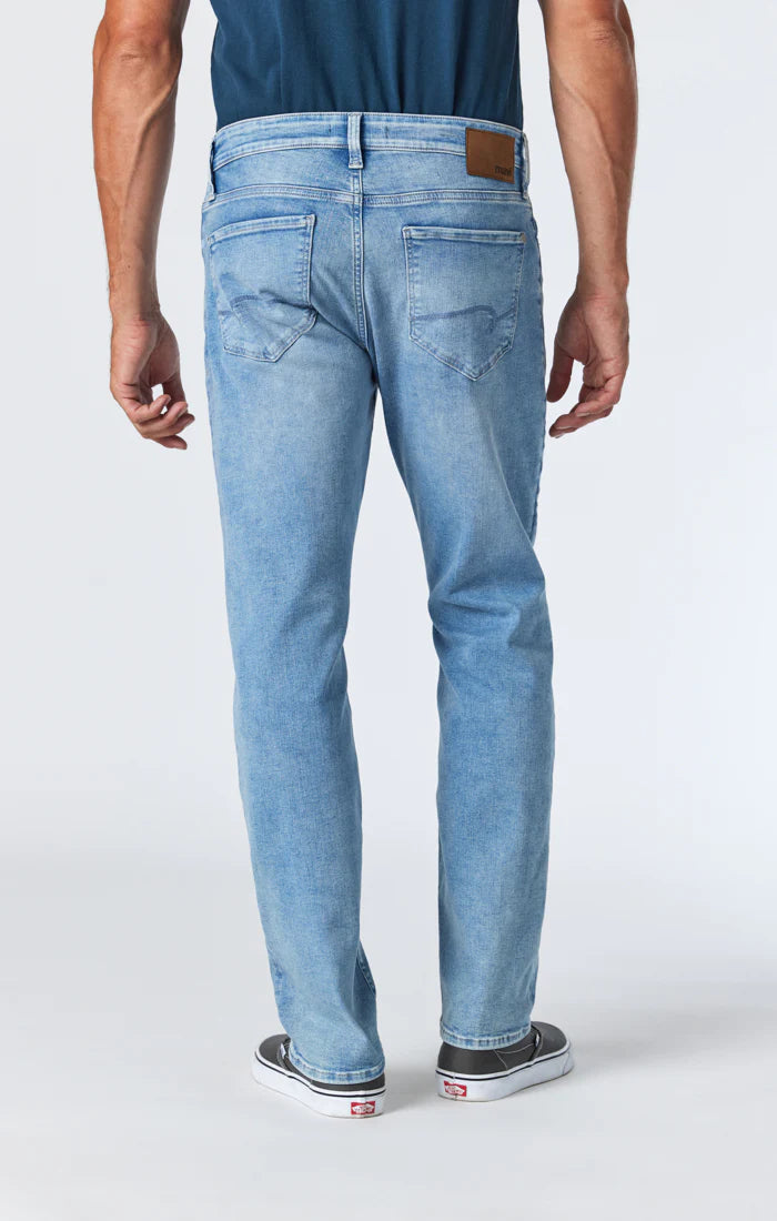 Zach Straight Leg Lt Foggy Feather Blue Jeans
