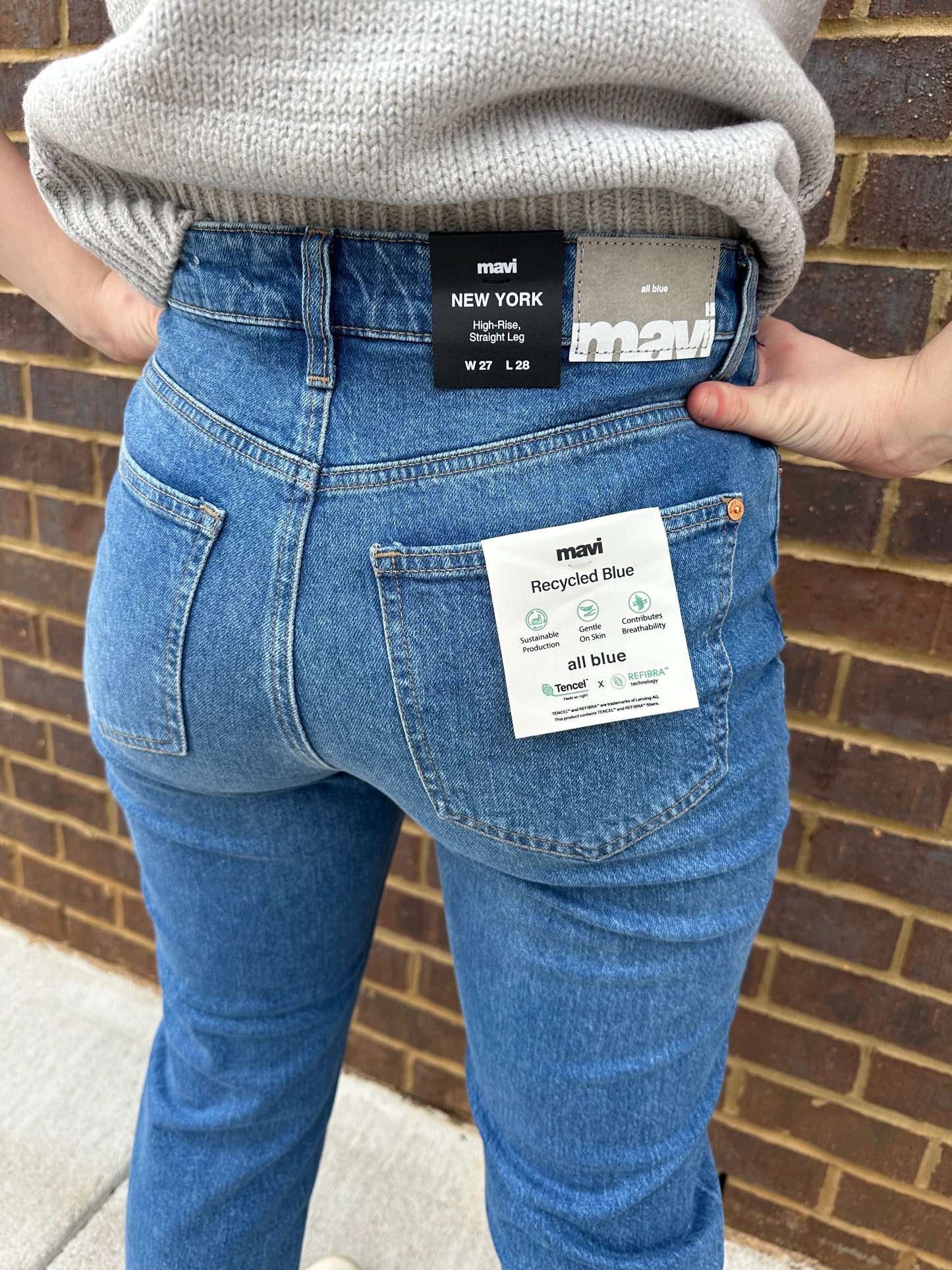 New York Dark Recycled Blue Jeans