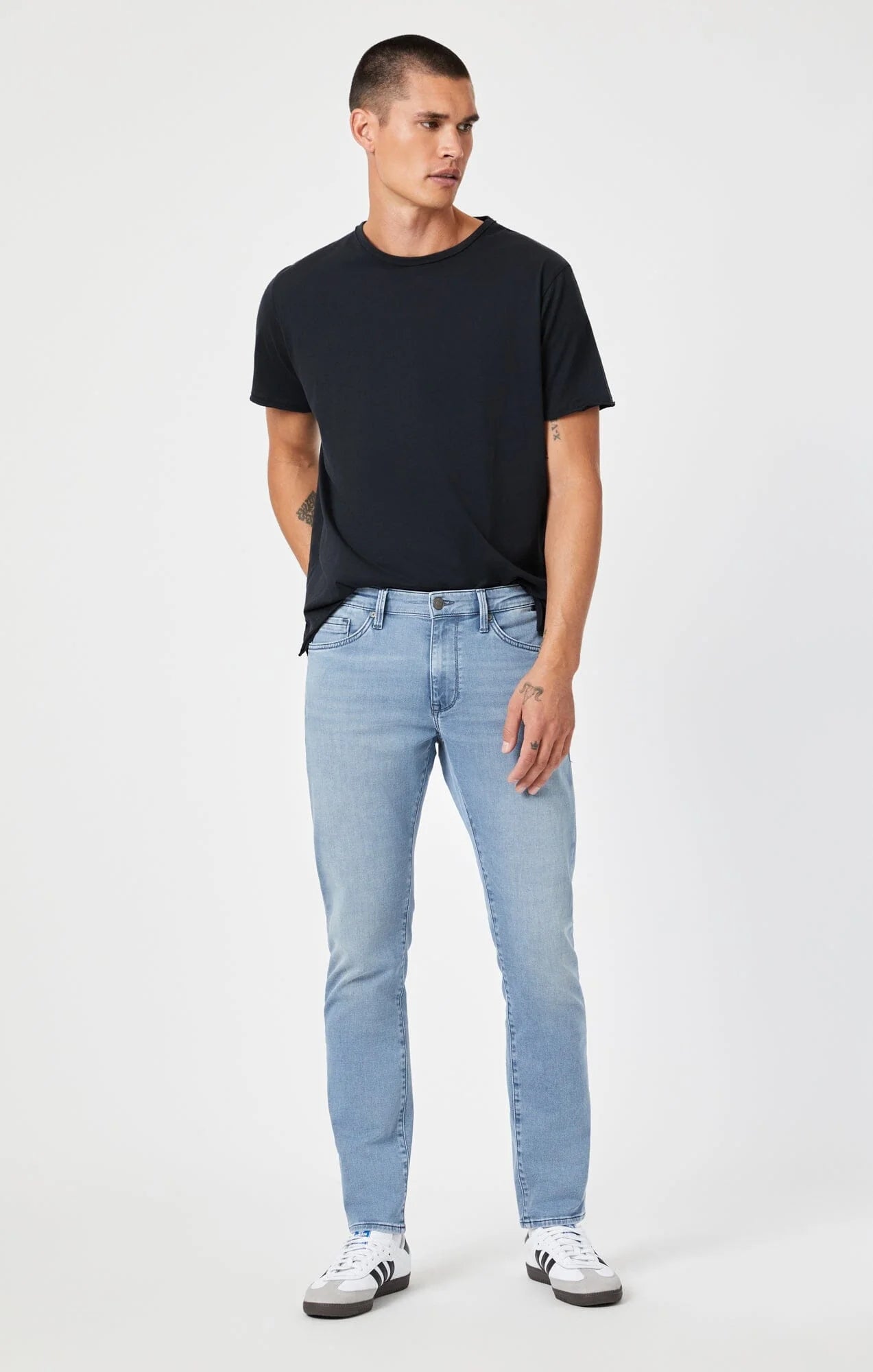 Jake Slim Leg Foggy Blue Athletic Jeans