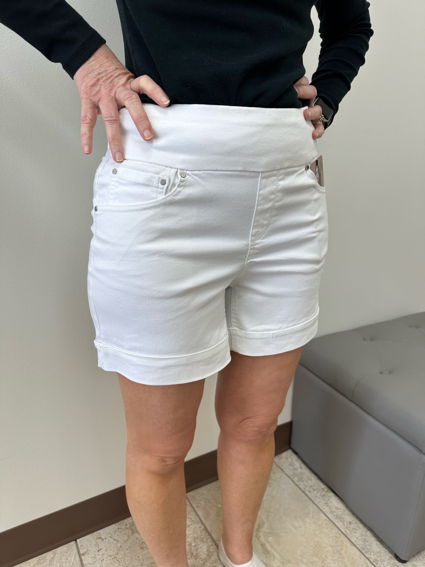 White Alana Short