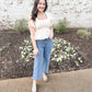 Square Neckline Ruffled Top