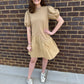Knit Woven Mixed Dress