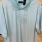 Aqua Stripe Performance Polo
