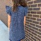 Navy Tweed Mini Dress
