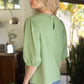 Green Detailed Top