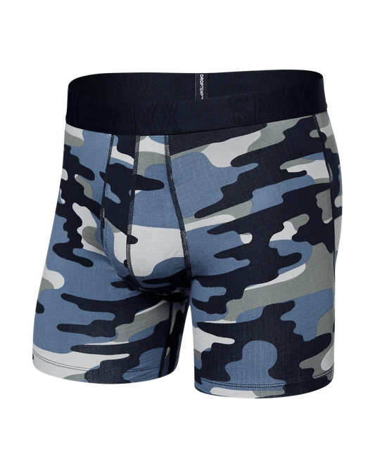 DropTemp Cooling Cotton Boxer Brief - Tidal Camo