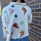 Queen of Sparkles Sneaker & Lightning Bolt Sweatshirt