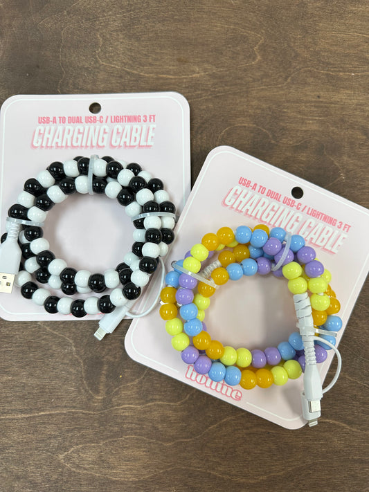 Beaded Charging Cable