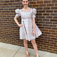 Floral Embroidered Pastel Dress