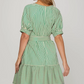 Green Striped Dress