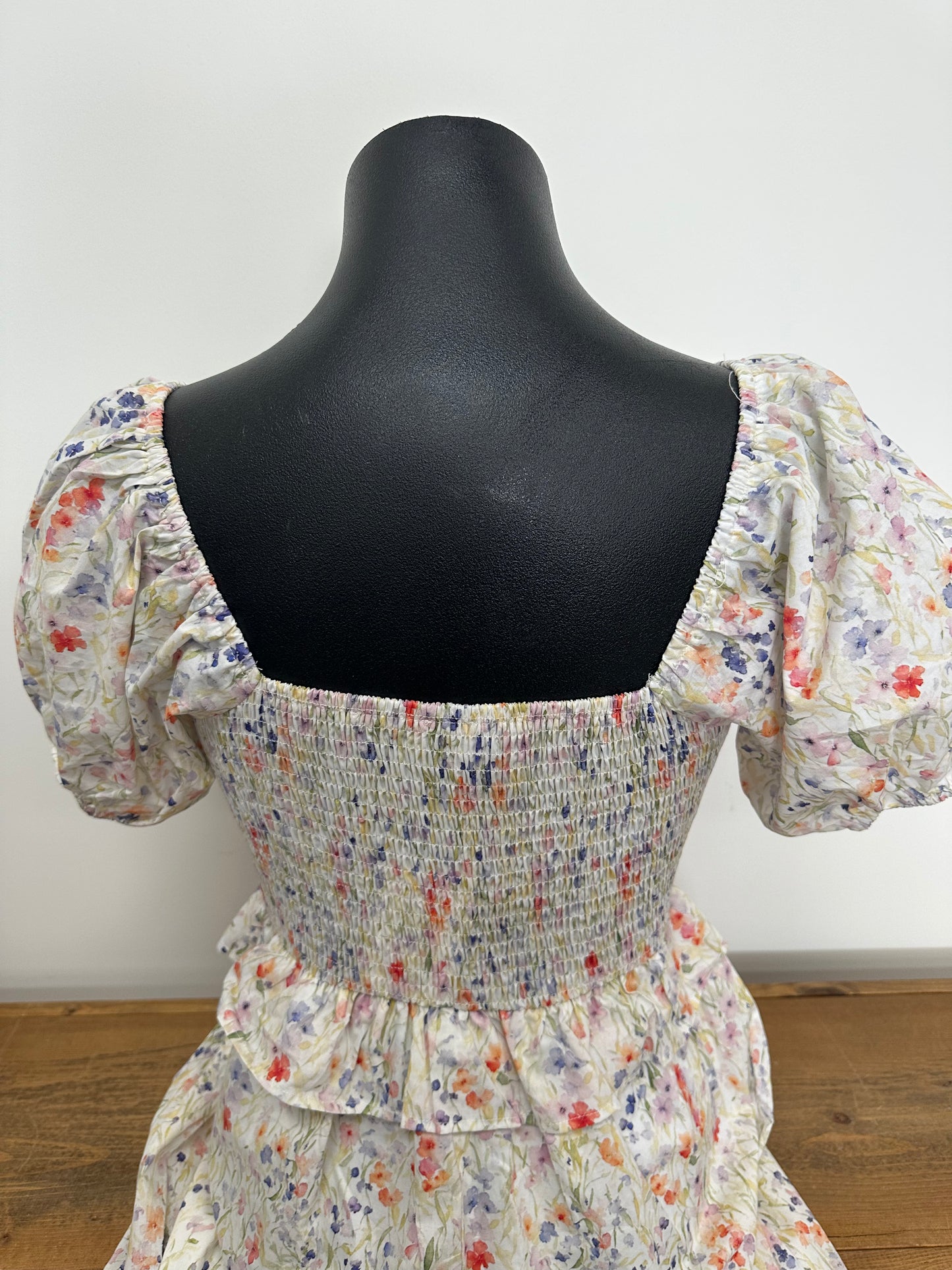 Ivory Floral Dress