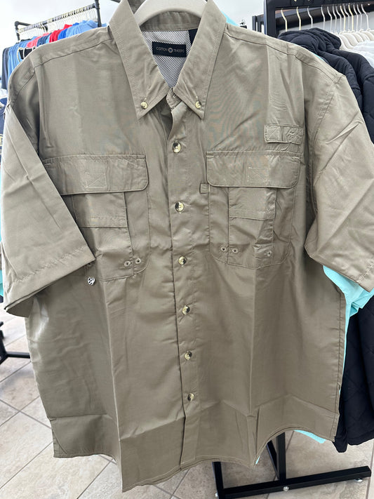 Stone Button-up Fishing Top