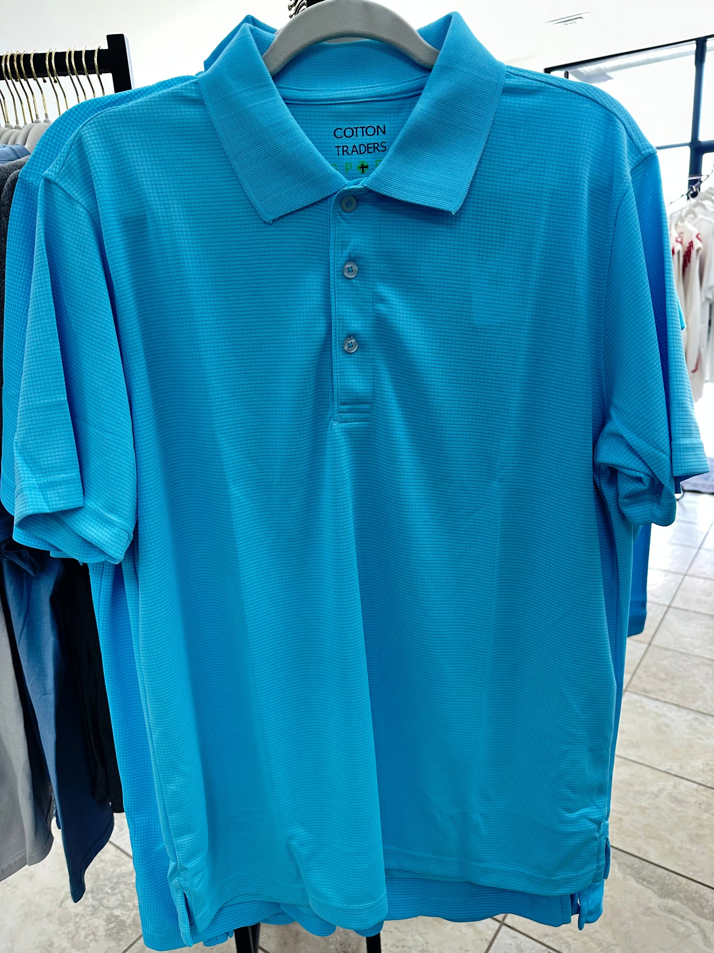 Turquoise Performance Polo