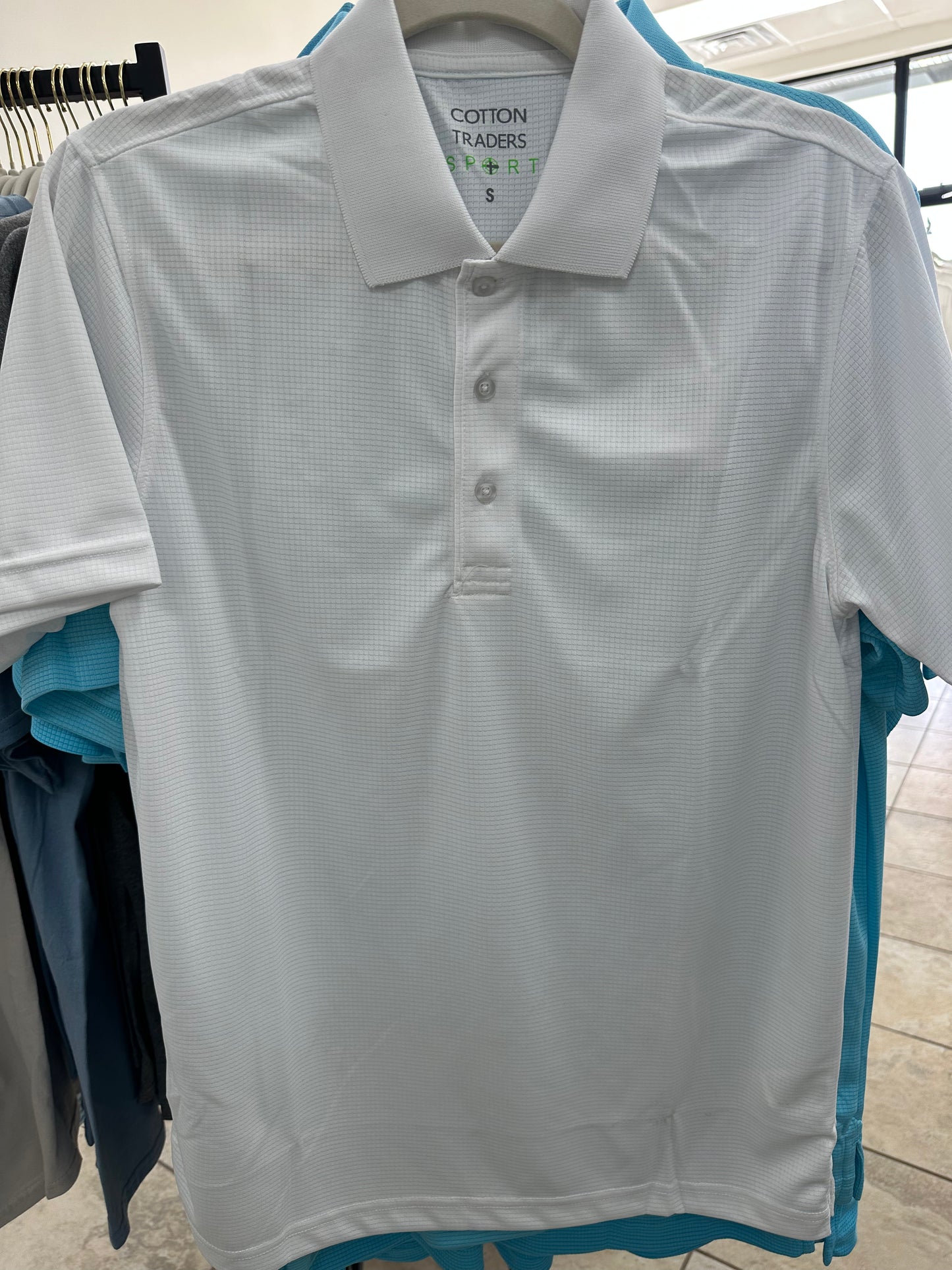 White Performance Polo