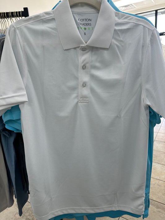 White Performance Polo