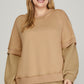 Contrast Sweatshirt Top