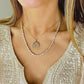 Lord's Prayer Medallion Chain Necklace