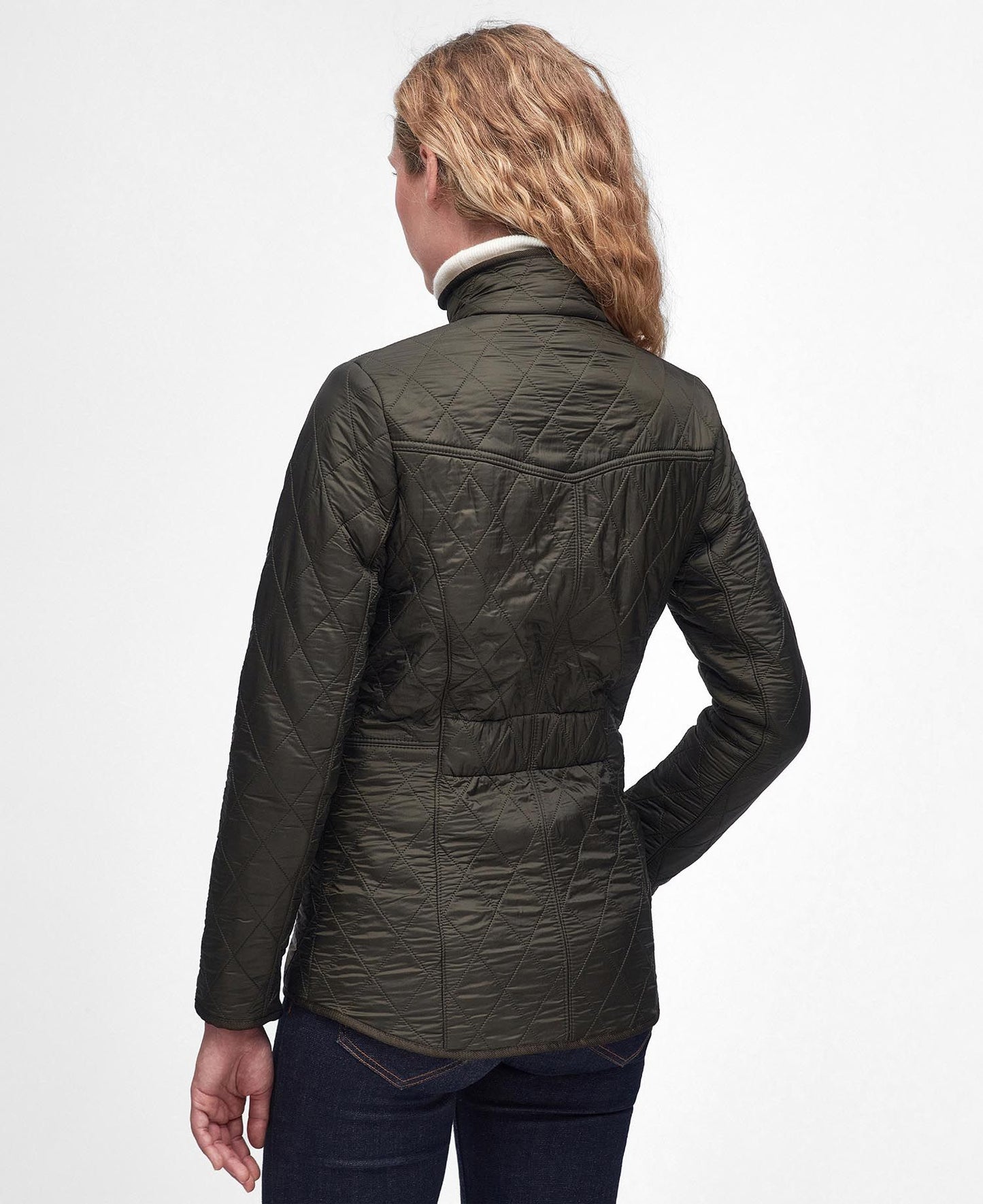 Barbour Calvary Polarquilt Jacket - Olive