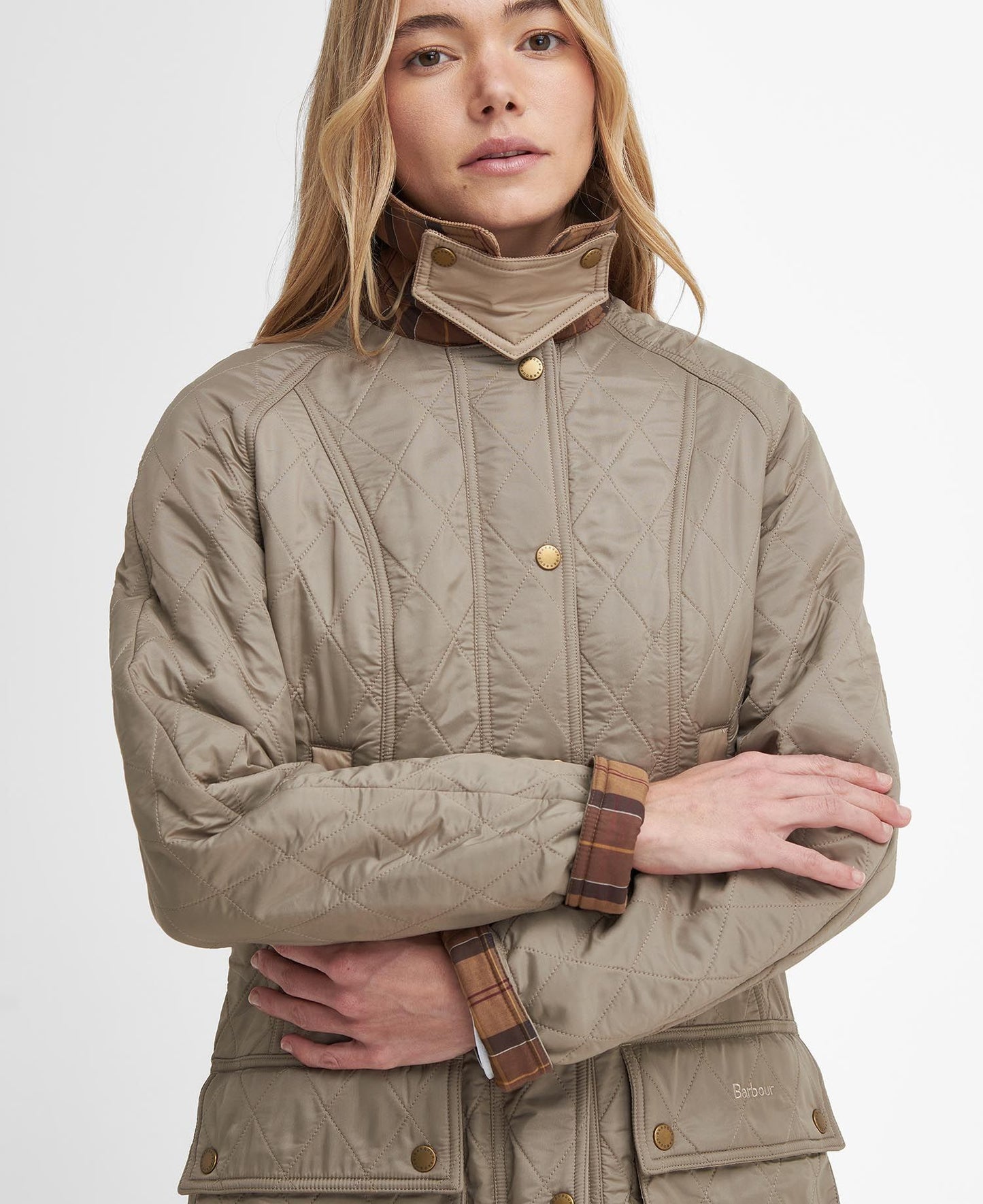 Barbour Beadnell Polarquilt Jacket -Sand Dune