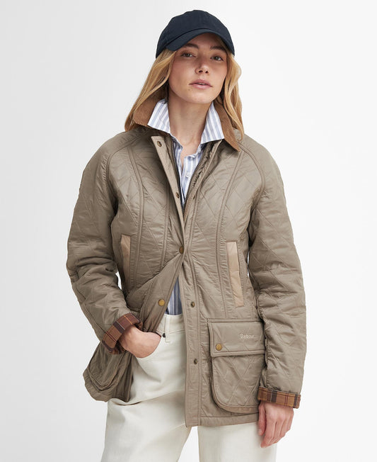 Barbour Beadnell Polarquilt Jacket -Sand Dune