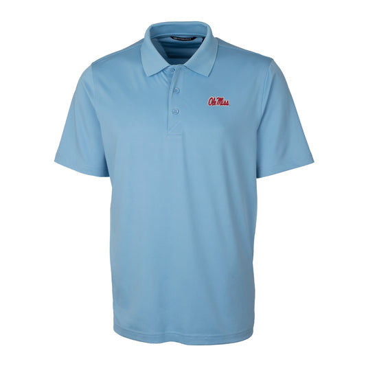 Ole Miss Solid Powder Blue Polo