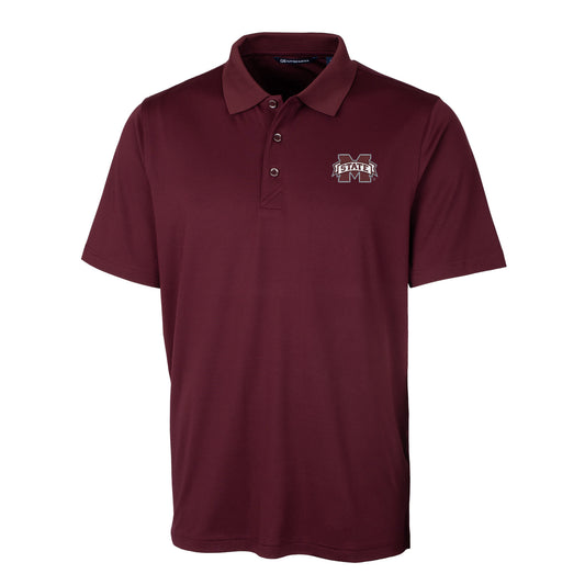 M State Solid Maroon Polo