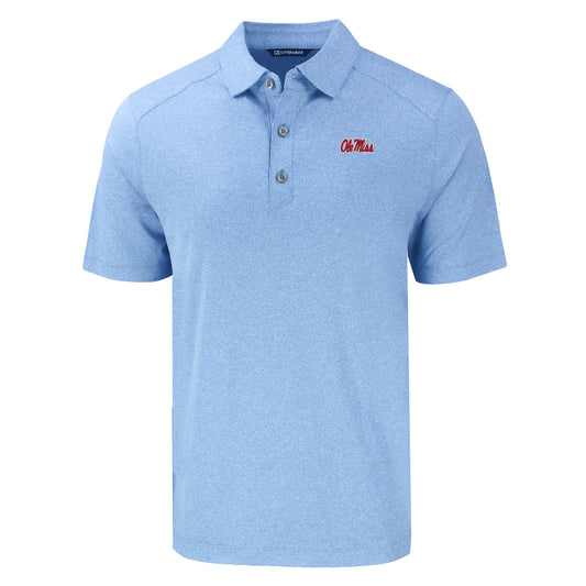 Ole Miss Heather Powder Blue Polo
