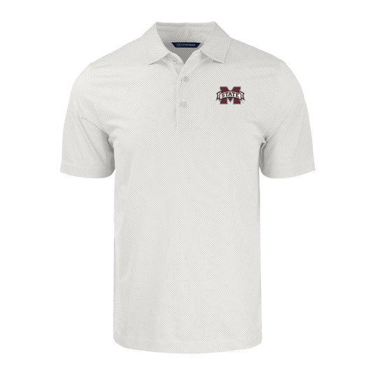 M State Symmetry Print Polo