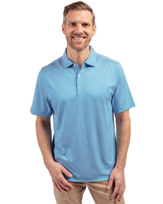 Blue Forge Double Stripe Polo