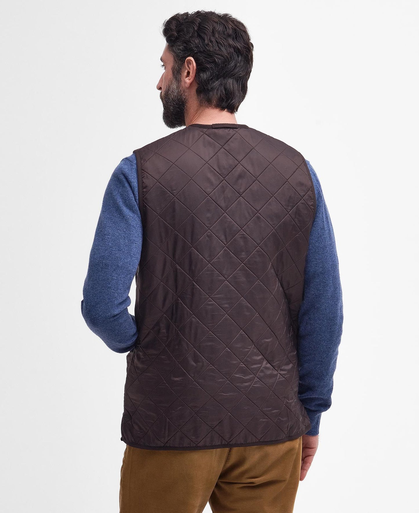 Barbour Polarquilt Zip-in Liner - Dark Brown