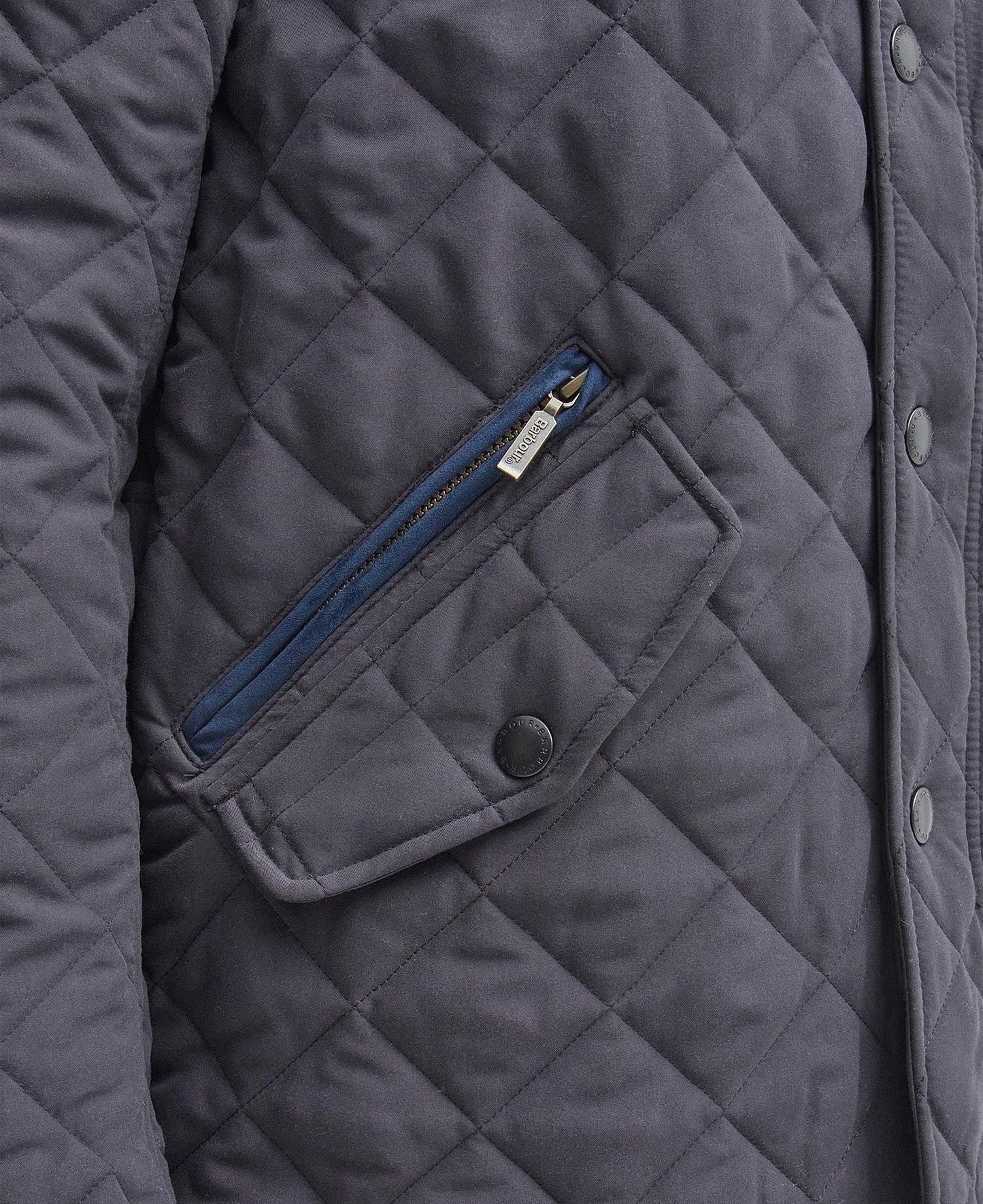 Barbour Shoveler Quilted Jacket - Navy