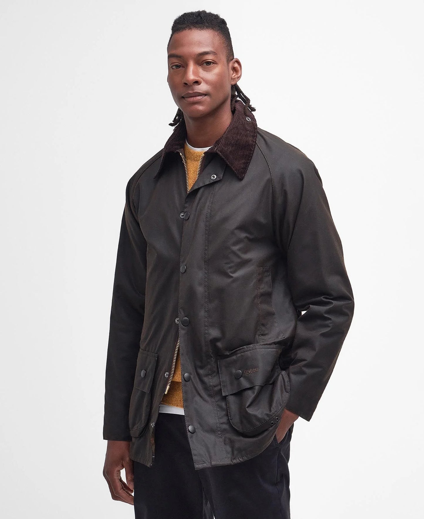 Barbour Classic Beaufort Waxed Jacket - Olive